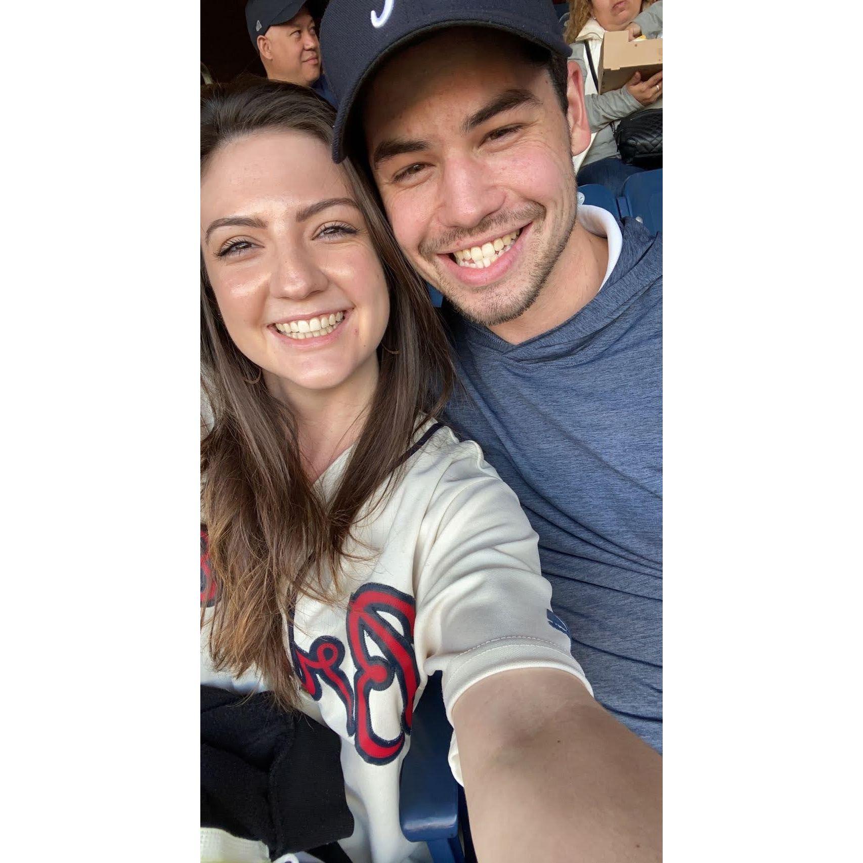 Our first Yankees game! Yankees vs. Braves