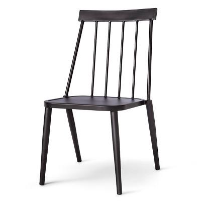 TARGET : Windsor Metal Stack Club Chair - Black - Threshold™