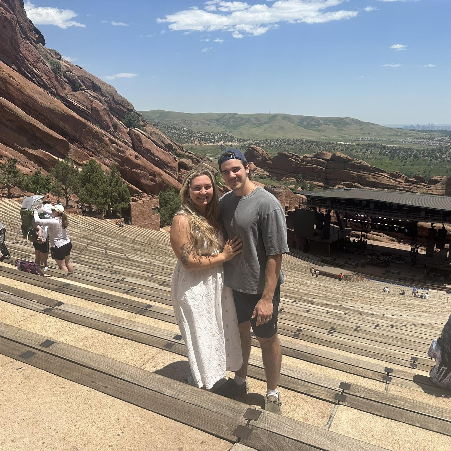 Visiting Red Rocks