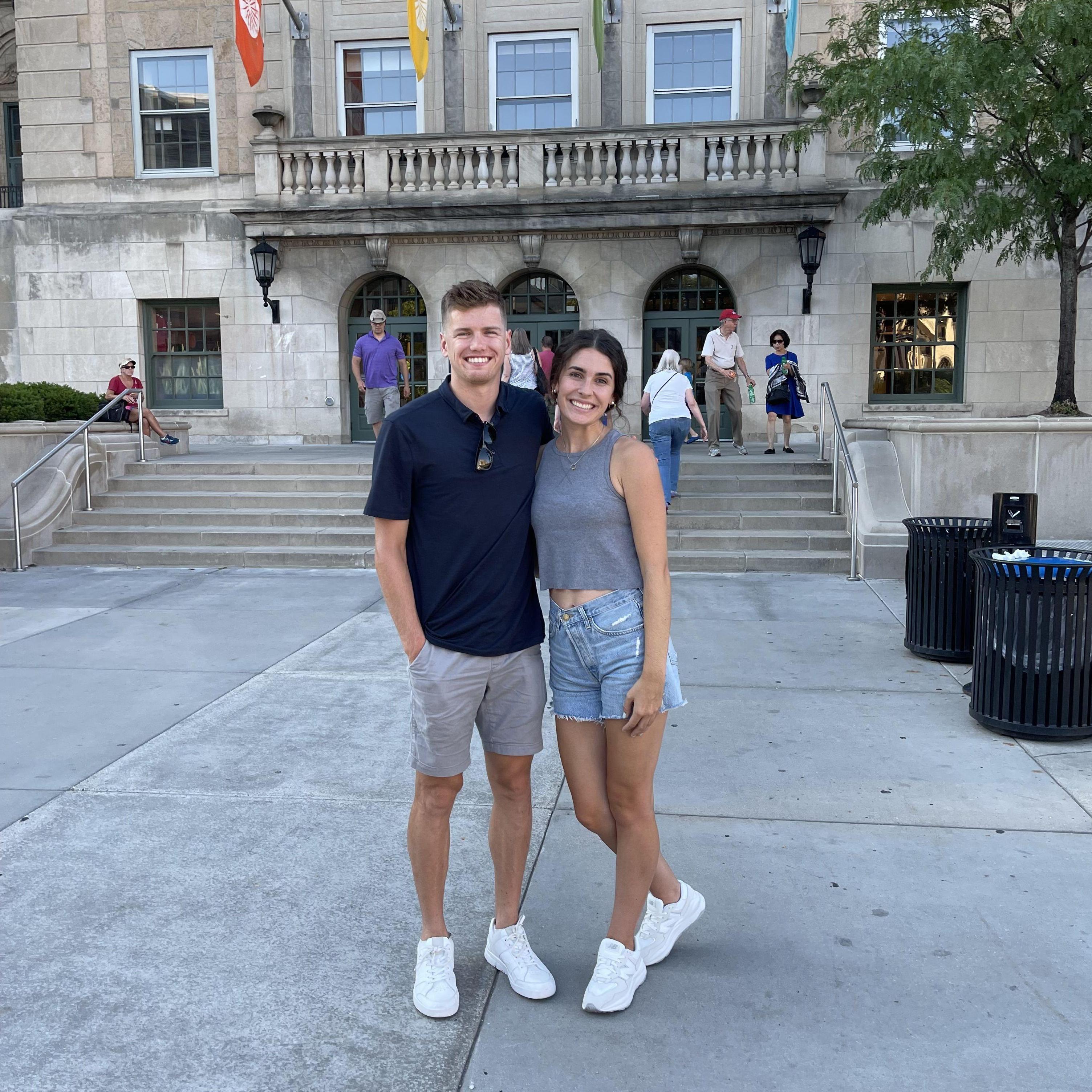 Lots of nights at the Union before we both moved out of Madison!