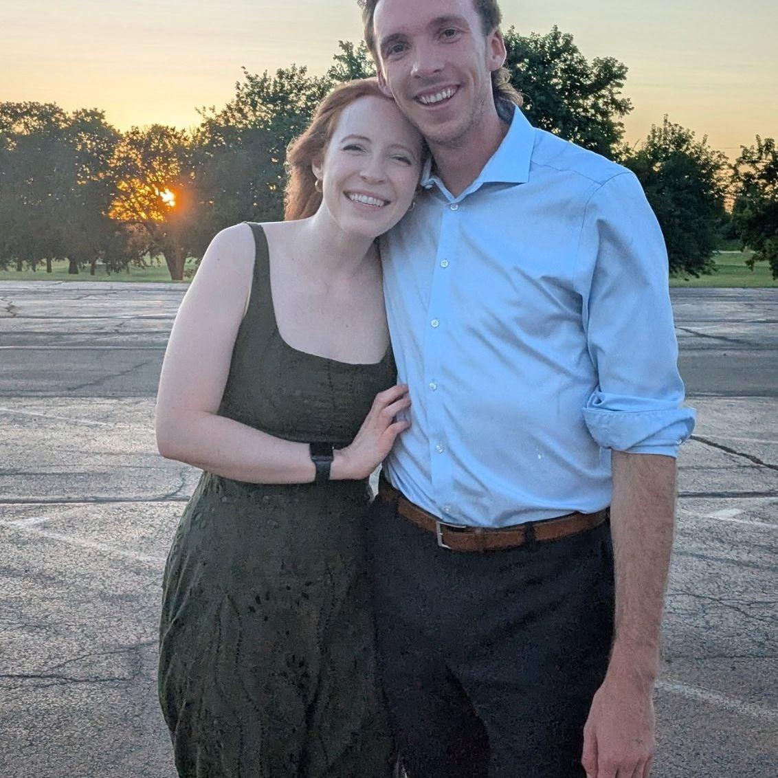First wedding and big trip together in Oklahoma!