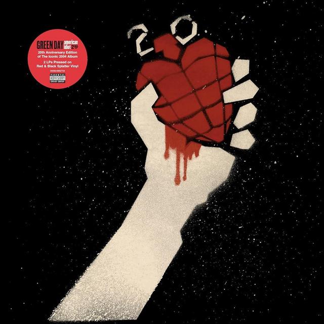 American Idiot 20th Anniversary Red & Black Splatter