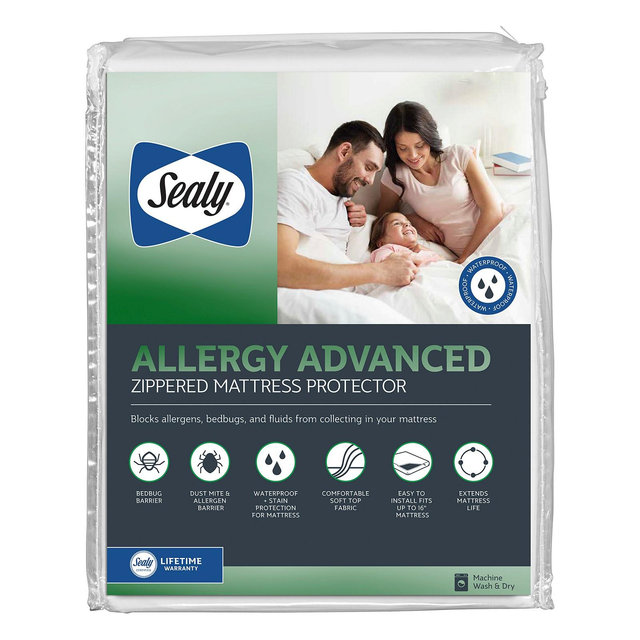 Sealy Allergy Advanced Mattress Protector, King