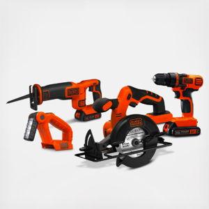 Black+Decker 20V Max Lithium Ion 4-Piece Tool Kit