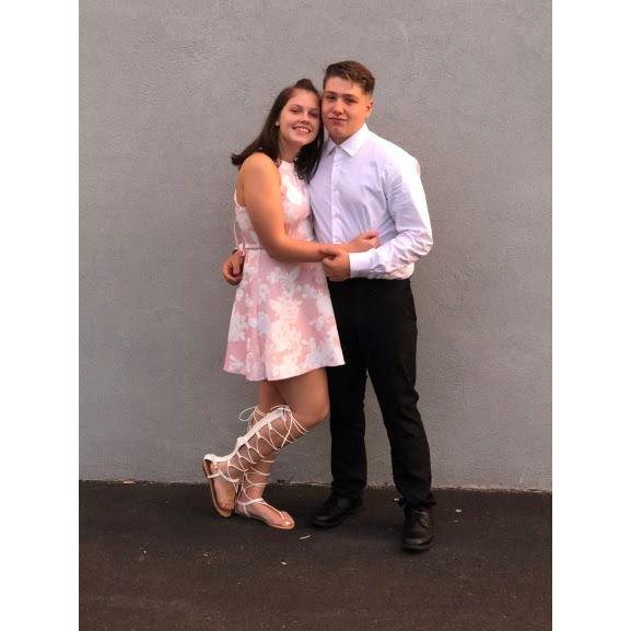 Freshman year, only together for a couple of months. Our whole future ahead of us