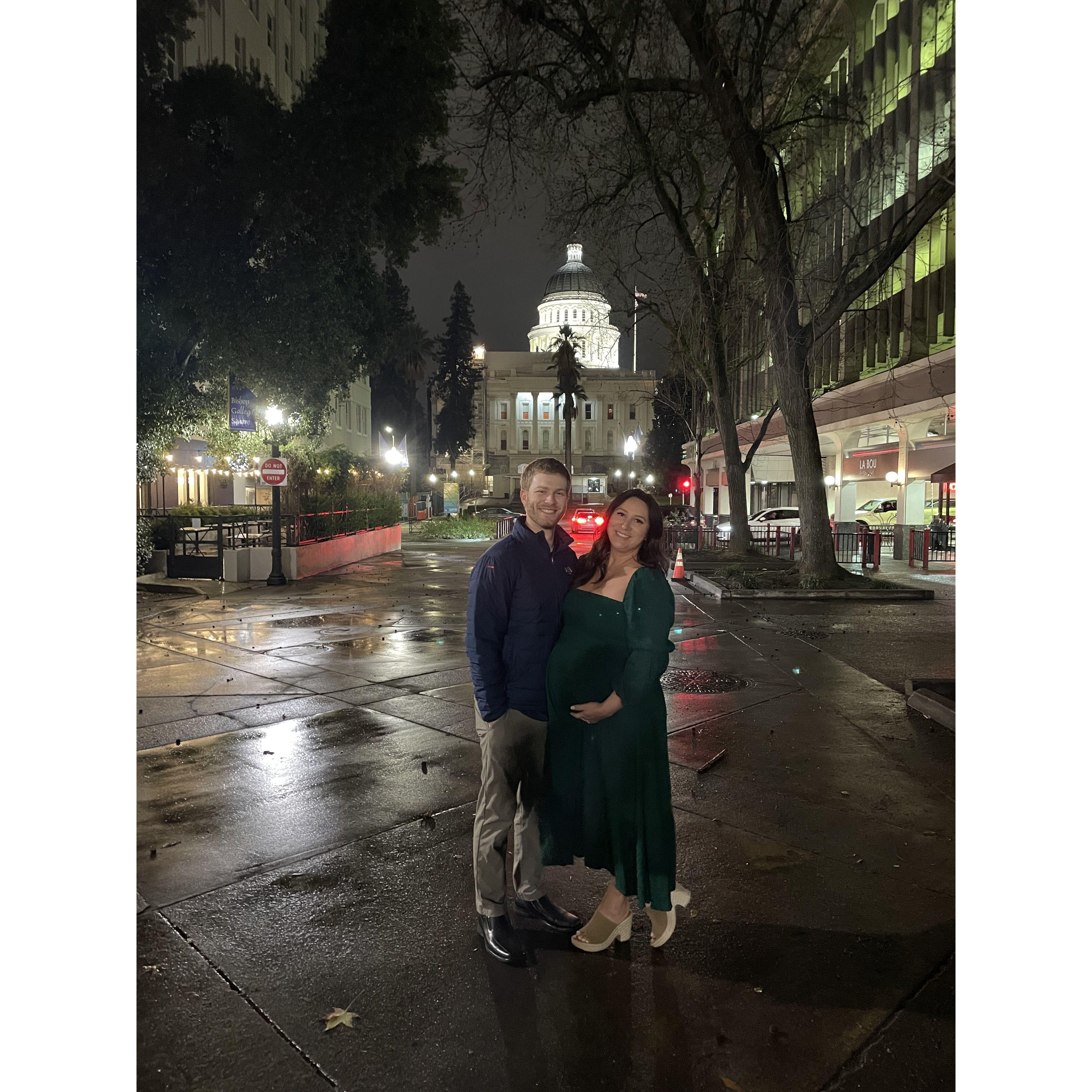 The night of our engagement