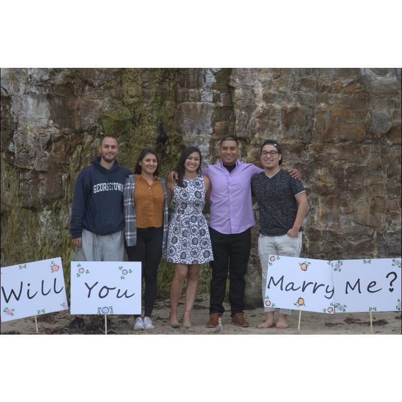 Special thanks to Ari, Steph, Jr, and Christine for helping Jesse make this special moment extra special.