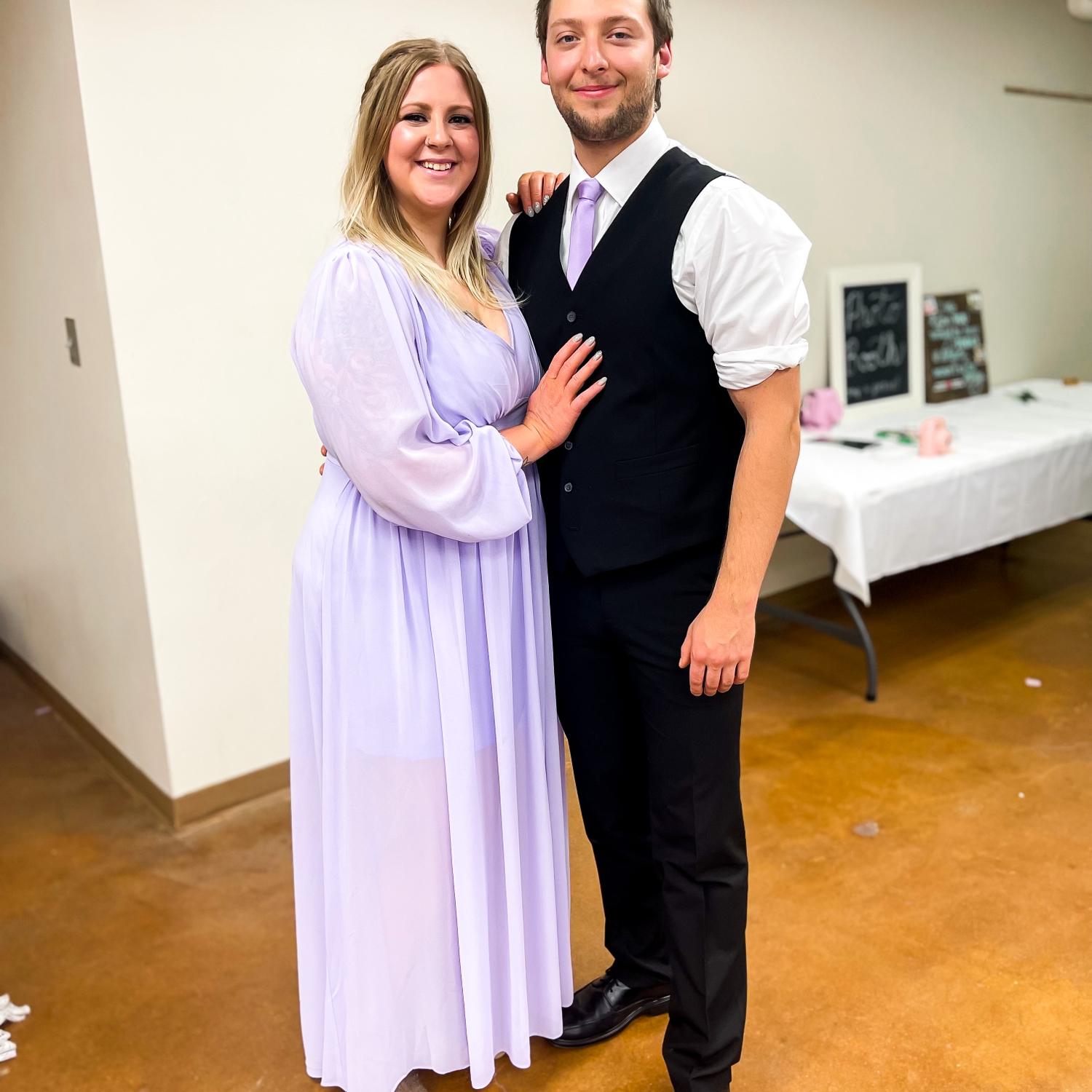 In our best friends’ wedding 💜