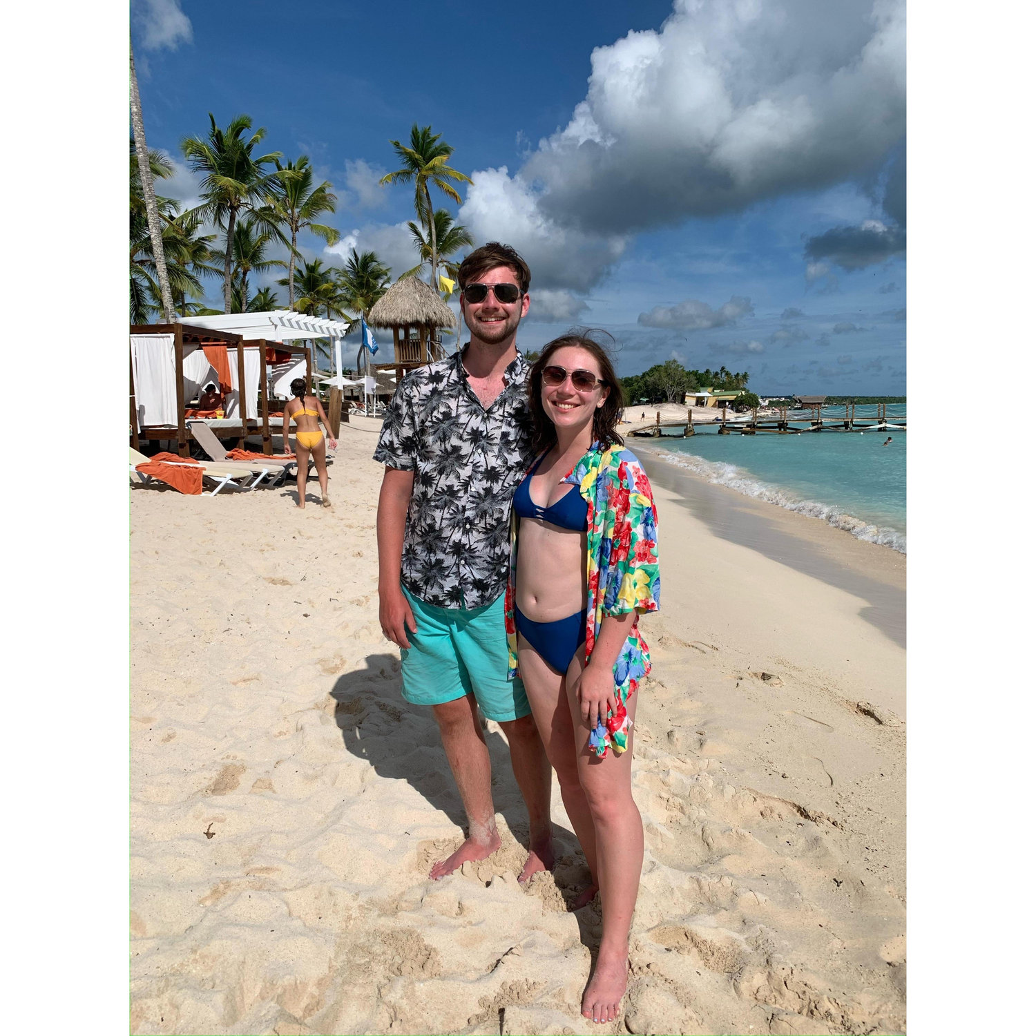 Our first International trip together to the Dominican Republic 2021! We had a great week soaking up the sun with friends and Pat dominated the resort's beach volleyball courts.