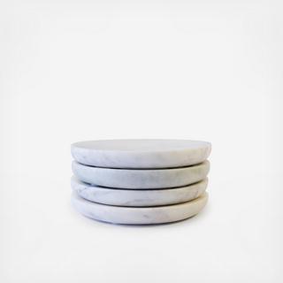 Marble Dessert Plate, Set of 4