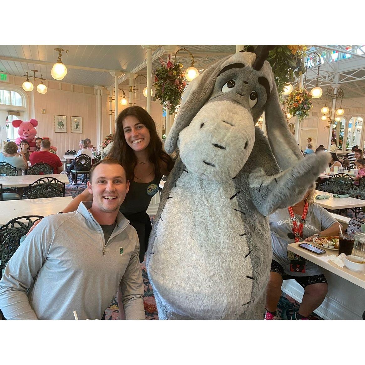 Brunch in Disney with Marley's Family and Eeyore