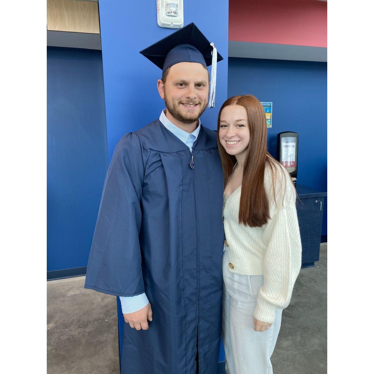 Joe graduated!