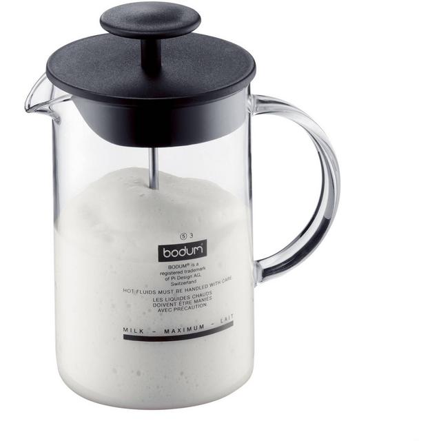 Bodum LATTEO Milk Frother, 0.25 L, 8 Ounce, Dishwasher Safe, Black