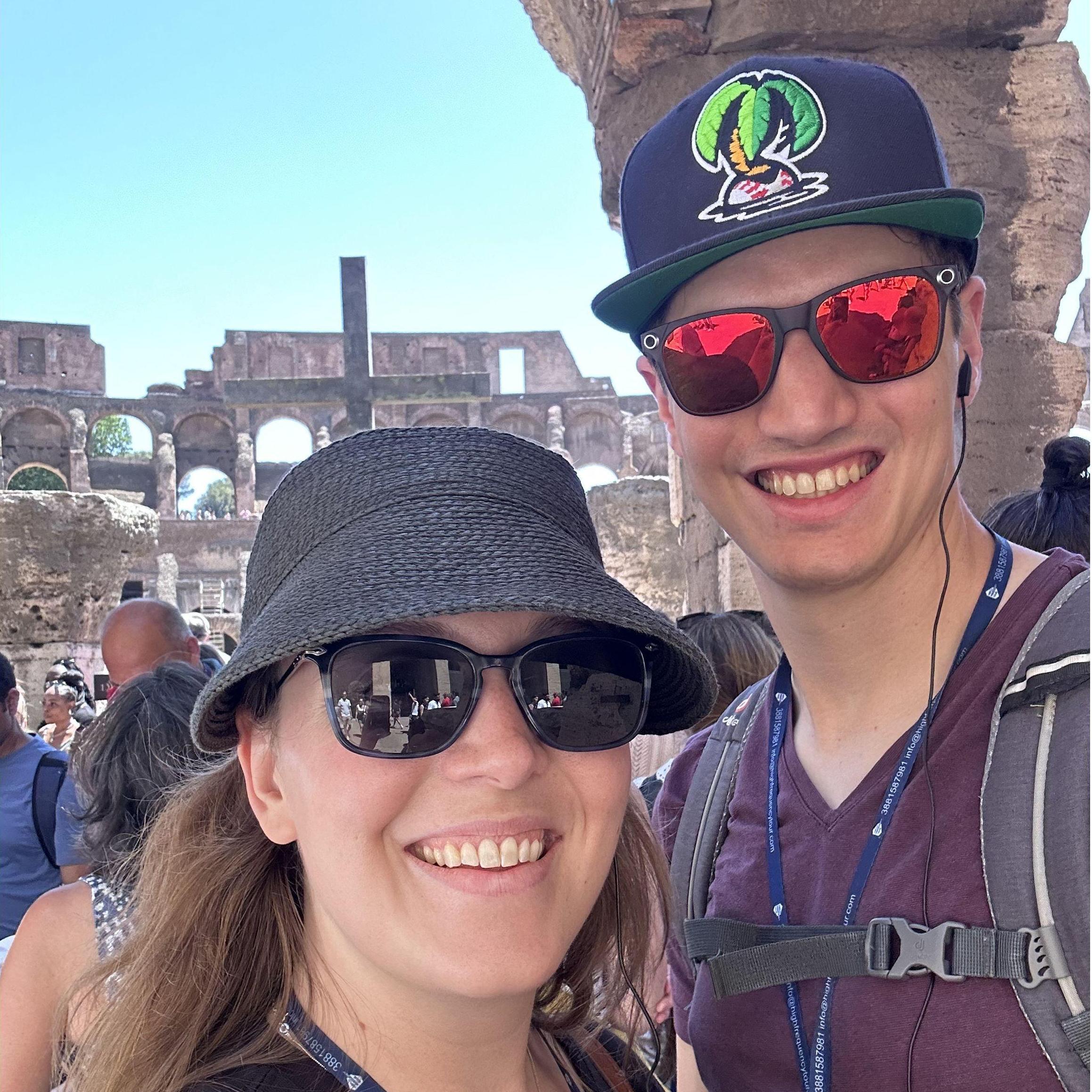 Surviving the heat in Rome, 2024.