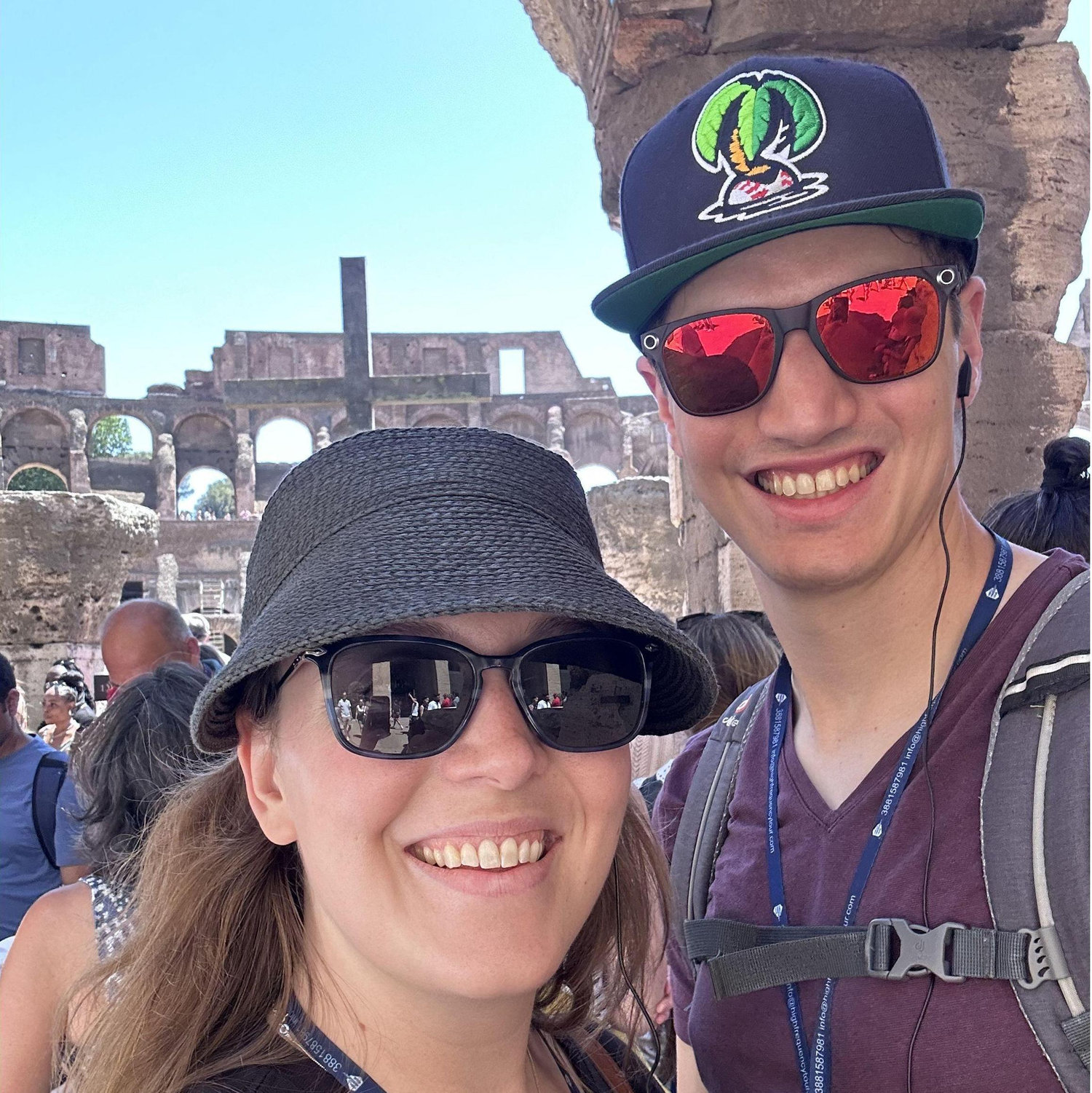 Surviving the heat in Rome, 2024.