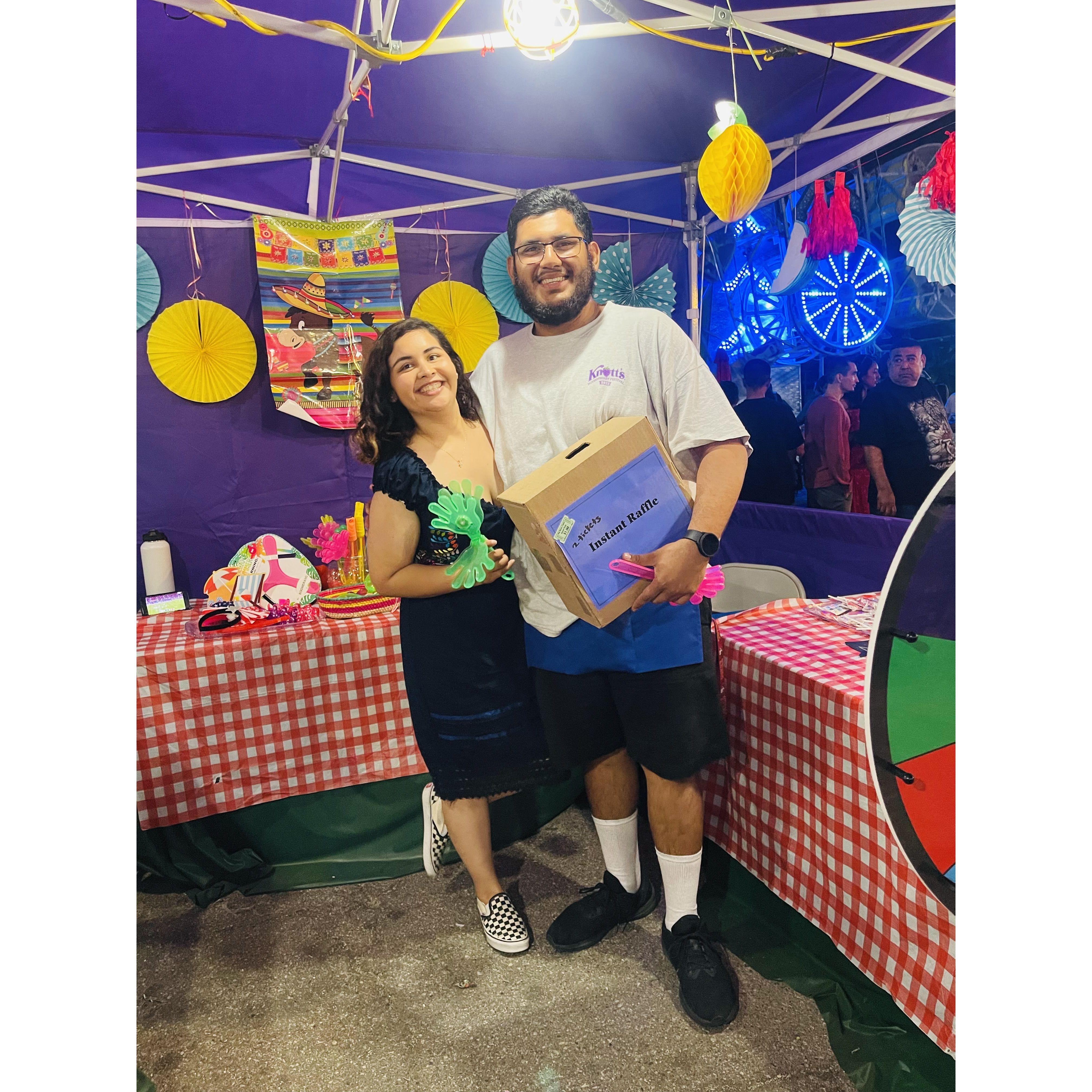 Our first year helping at the fair.