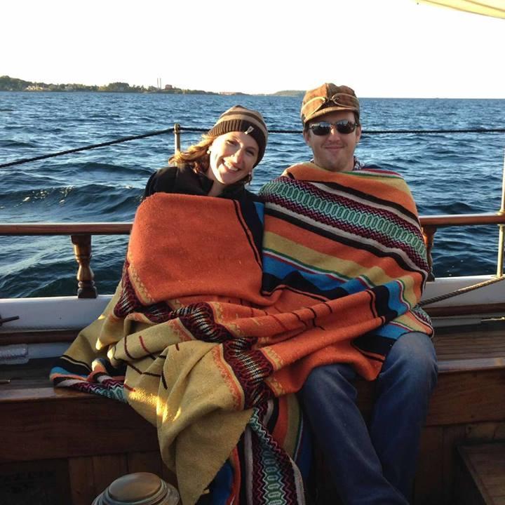 Sailing on Lake Superior. Jesse's birthday weekend, 2016.