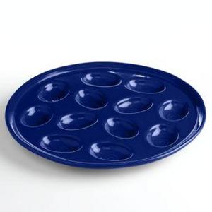 Fiesta Cobalt Egg Plate