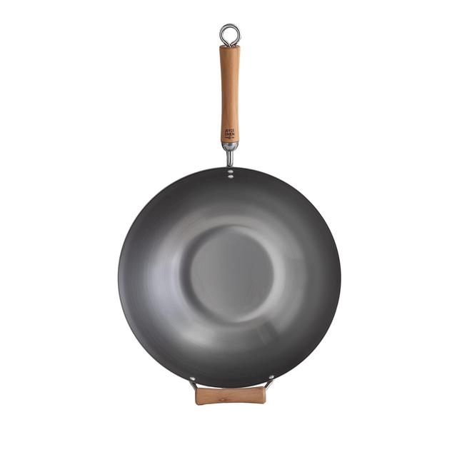 Joyce Chen Carbon Steel Wok, 14-Inch, Silver