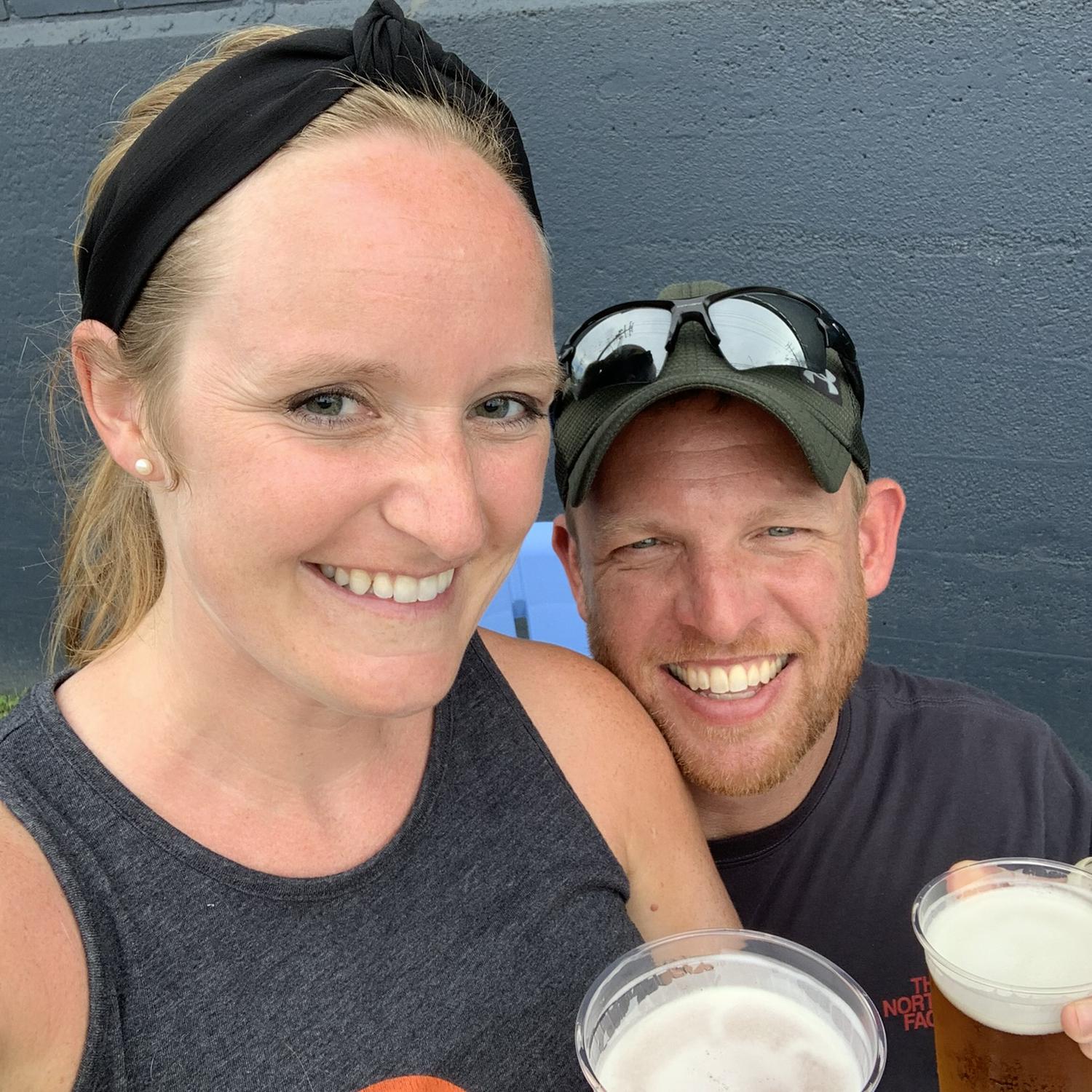 A fun day in Brewers Hill at the local brewery just a couple blocks away- Mobtown Brewery! July 2020.