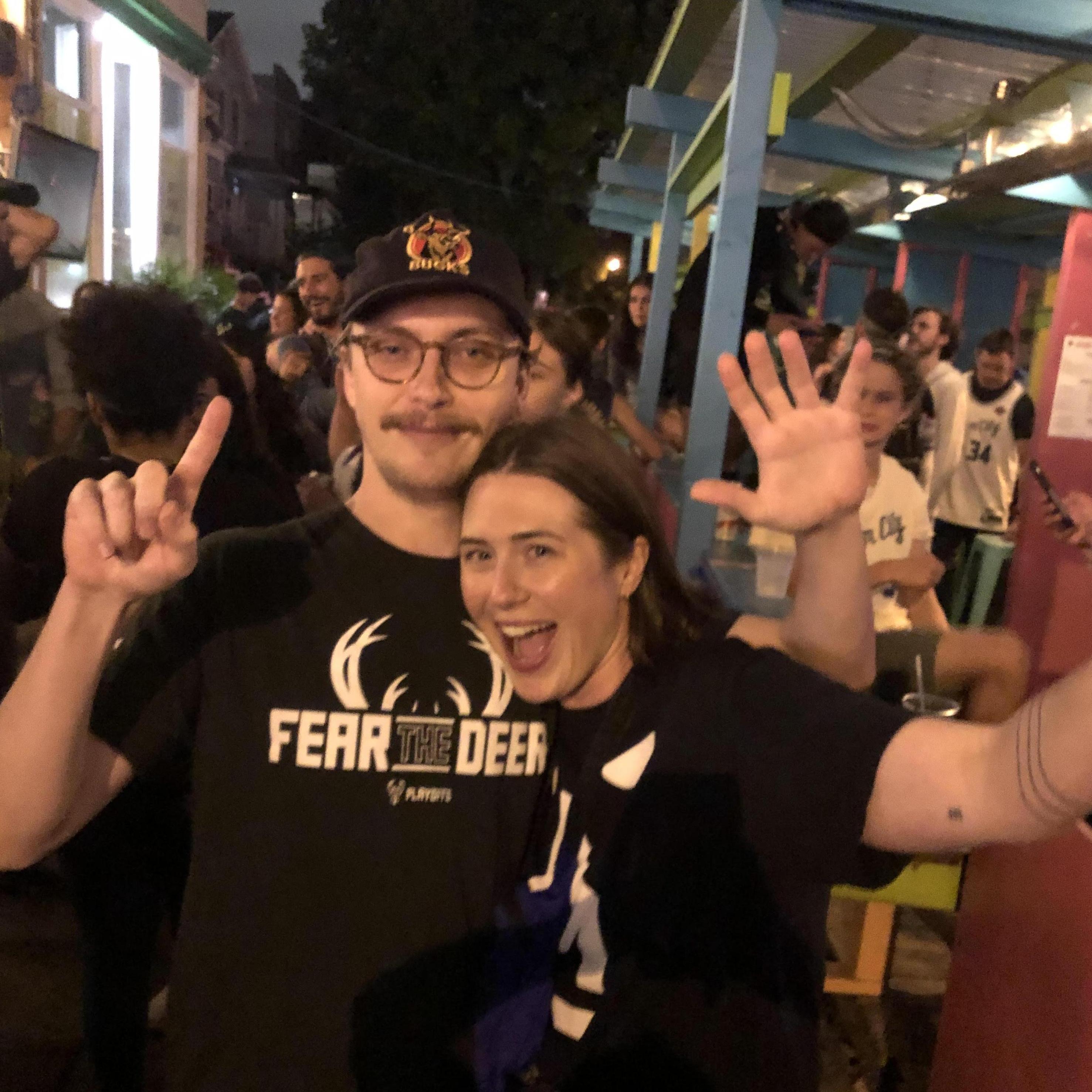 After our Milwaukee Bucks won the title.