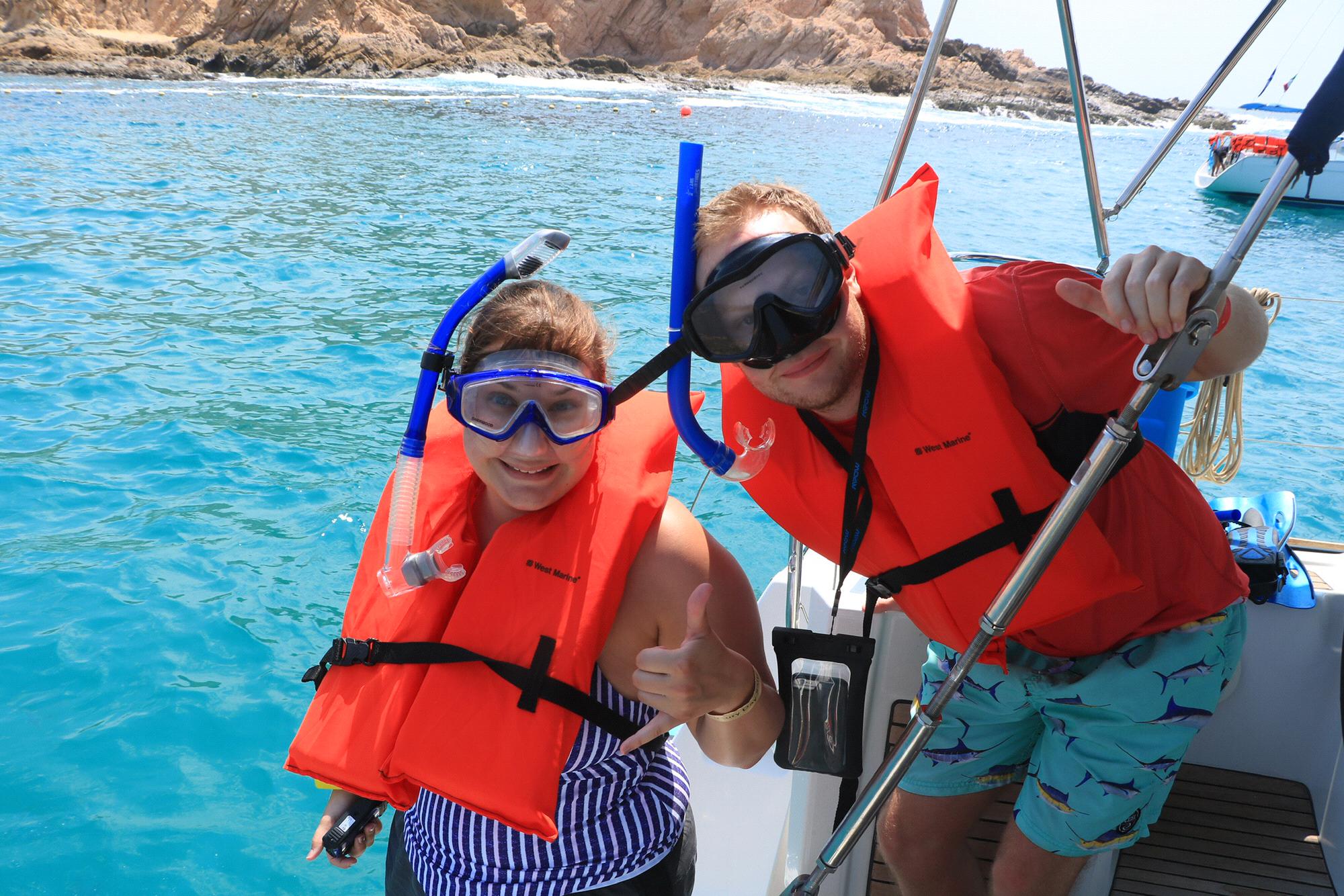 Snorkeling in Cabo San Lucas!