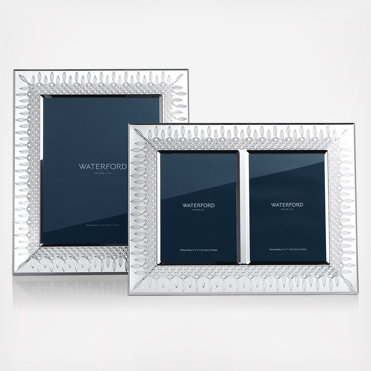 Waterford, Lismore Double Photo Frame | Zola