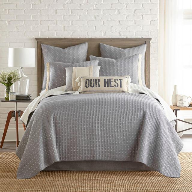 Bee & Willow™ Home Holden 3-Piece Reversible King Quilt Set in Grey
