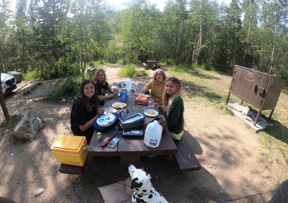 Camping with Alexia, Olivia, and Stosh