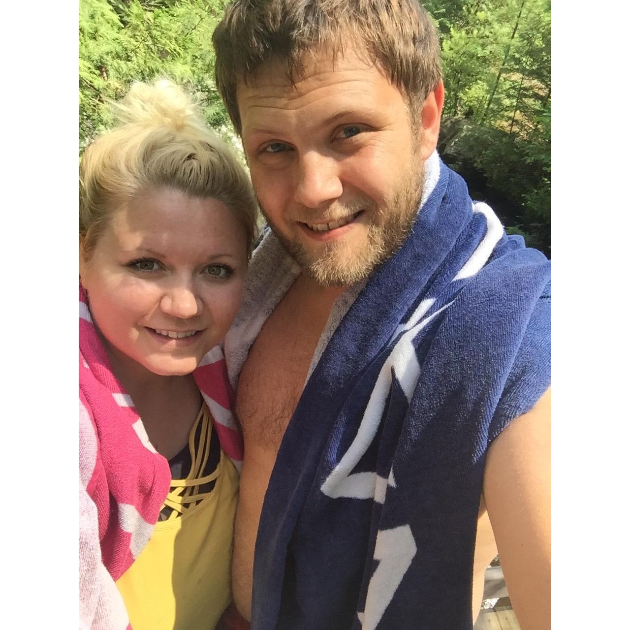 We love the beach and waterfalls!