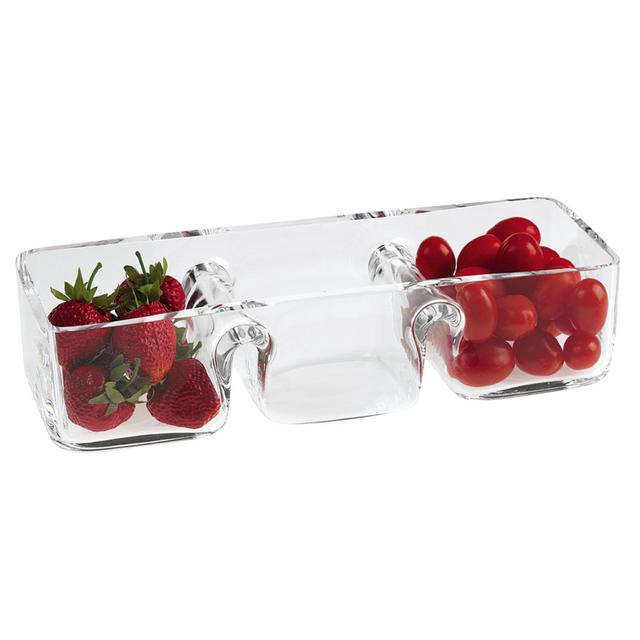 Badash Hostess 3-Section Serving dish