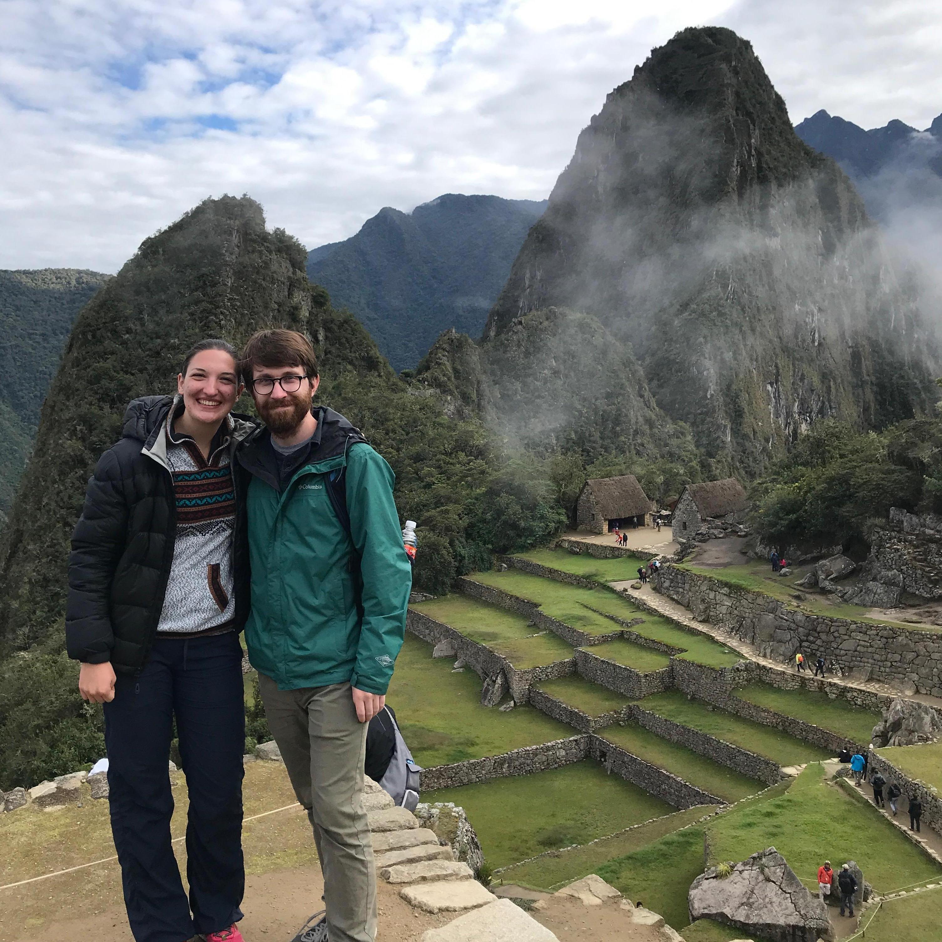After the sunset at Machu Picchu and before hiking Huayana Picchu