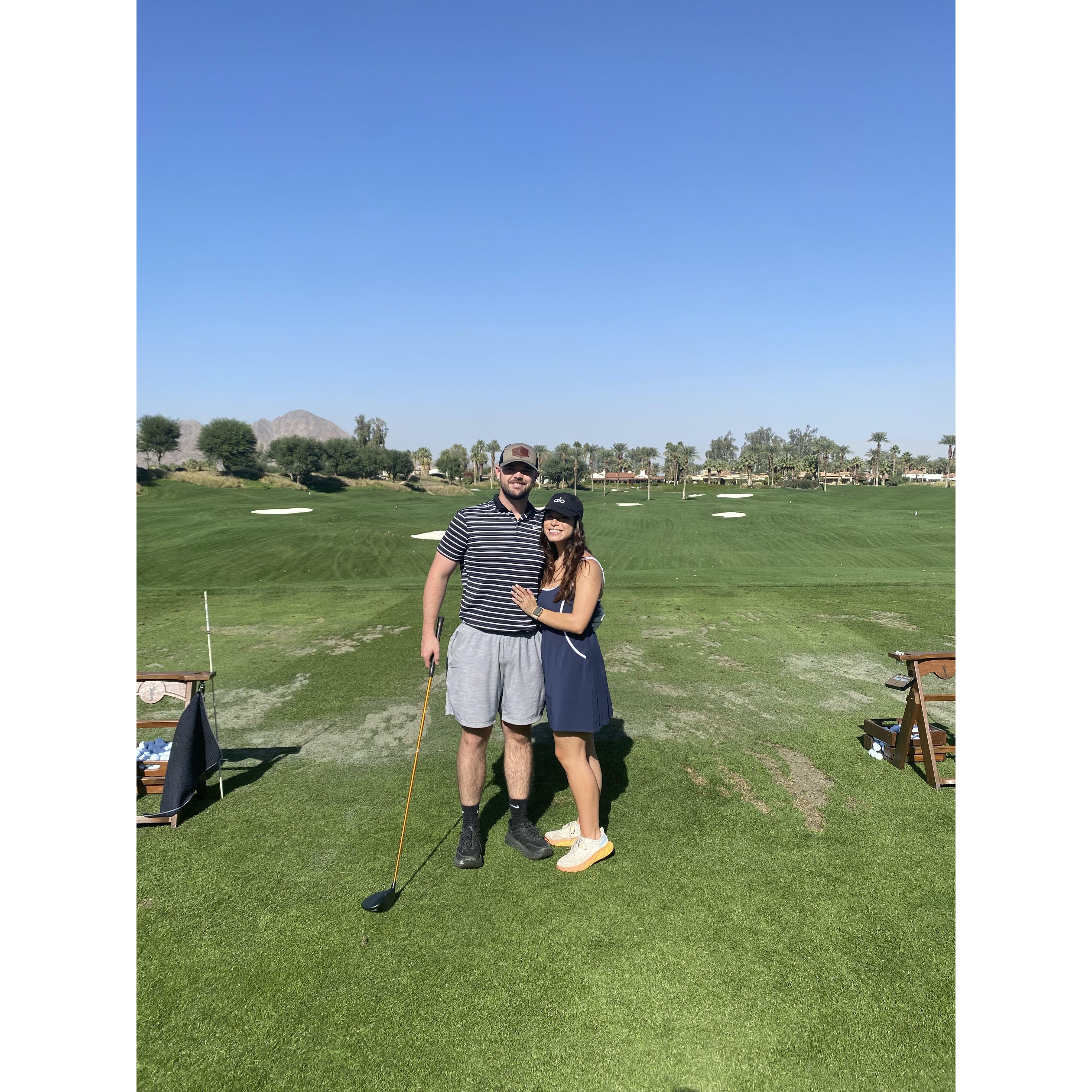 Golfing in Palm Desert