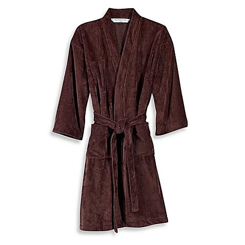 Wamsutta® Sheared Terry Large/Extra Large Kimono Bathrobe in Java