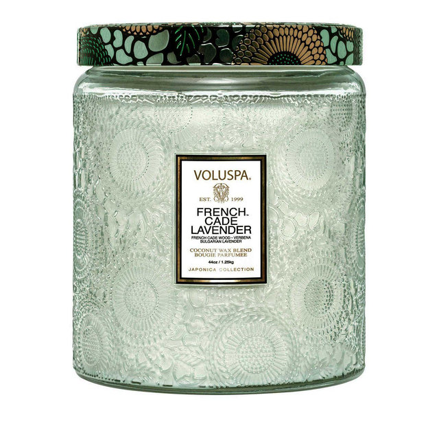 Voluspa French Cade Lavender Luxe Jar Candle 44 oz.