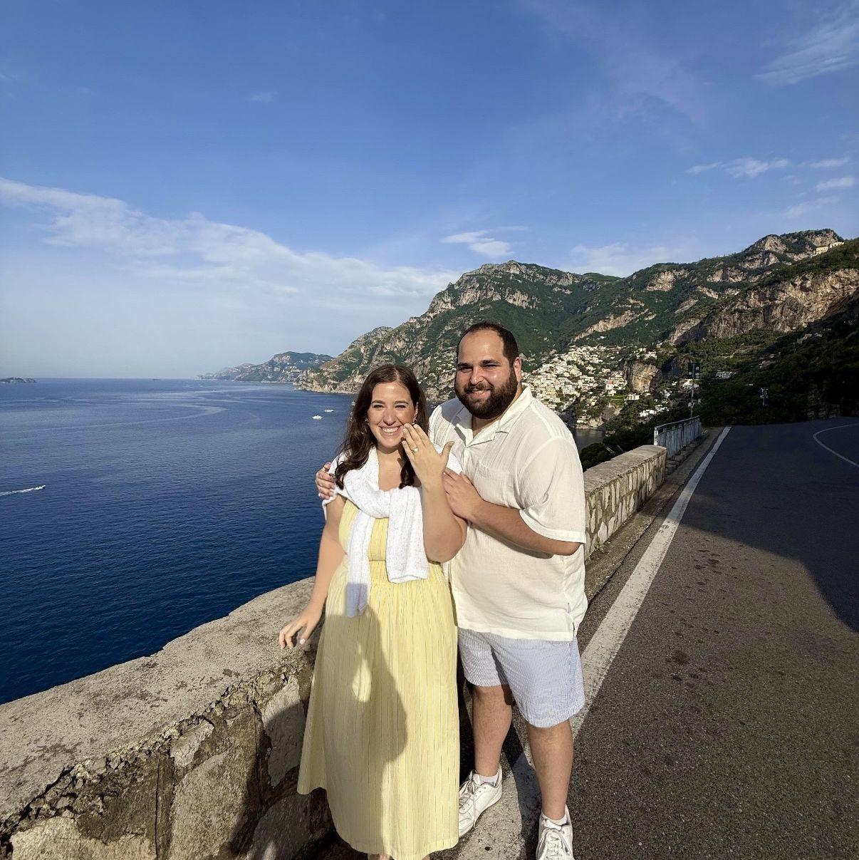 Our Engagement in Positano, Amalfi Coast, Italy.