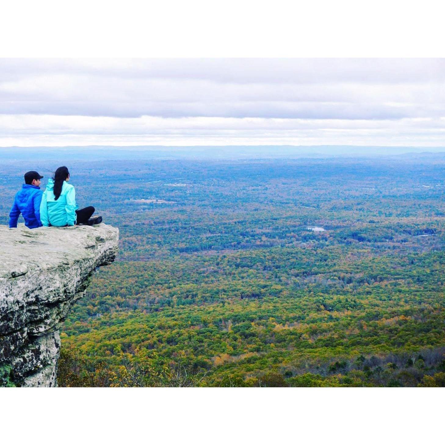 Having our Lion King moment at Sam's point.