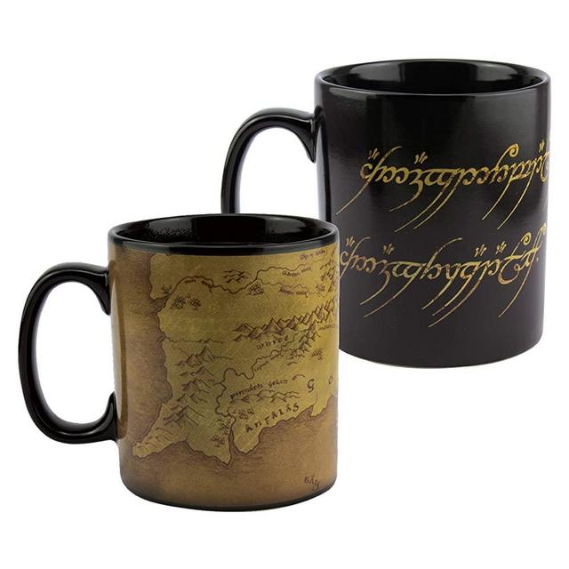 Paladone Lord Of The Rings Heat Change Coffee Mug, 550ml