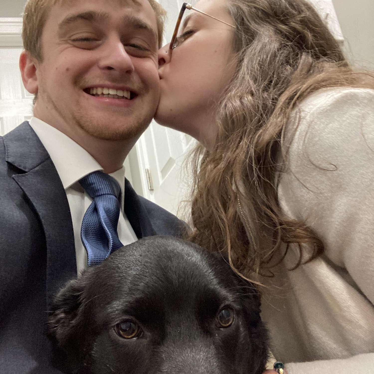 October 2021 - forcing Ellie to take a family pic