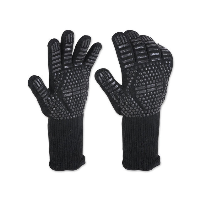 RSVP International Barbecue Grilling Collection Heat-resistant Gloves, Set of 2