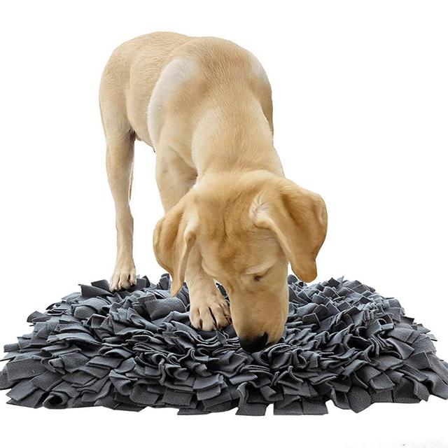 YINXUE Pet Snuffle Mat Durable Washable Dog Cat Slow Feeding Mat (22" x 16") Anti Slip Puzzle Blanket for Distracting Smell Training Foraging