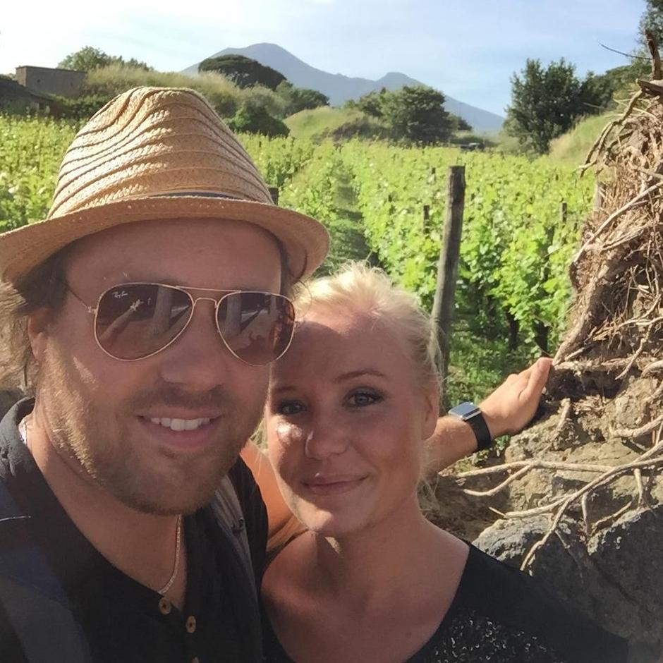 At the historic vineyards of Pompeii, Italy.