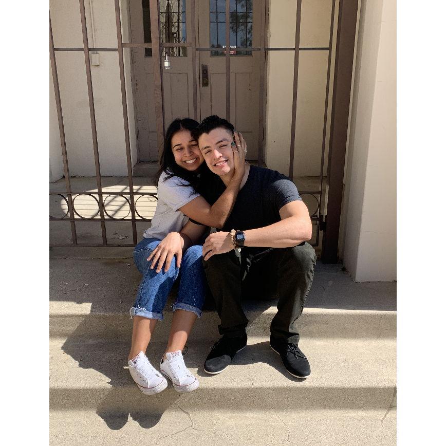 We dated for 7 years (8 years in November). Little did Chuffy know that Natali was plotting to marry him hehe