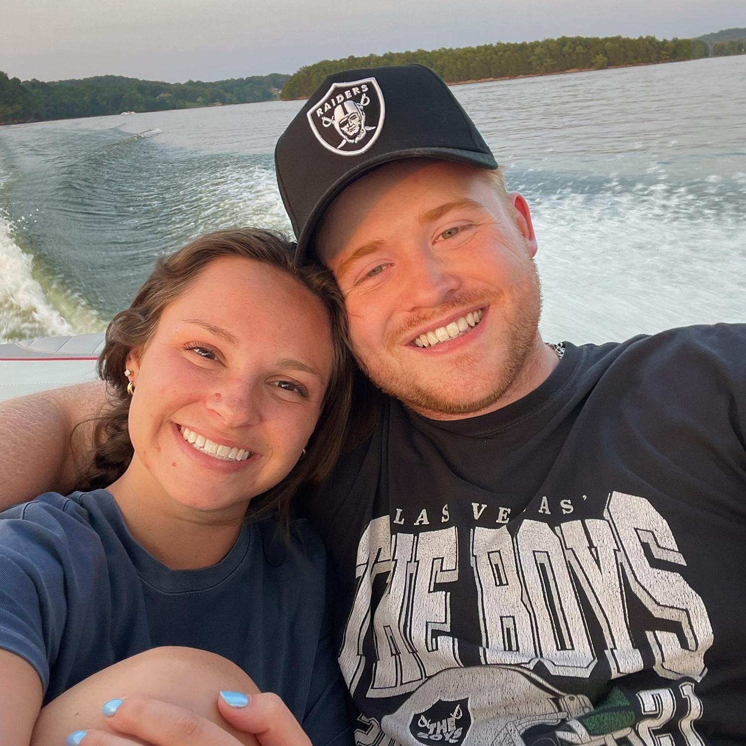 At the lake!