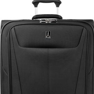 Large 29-Inch Travelpro Maxlite 5 Softside Expandable Checked Luggage with 4 Spinner Wheels, Lightweight Suitcase Black
