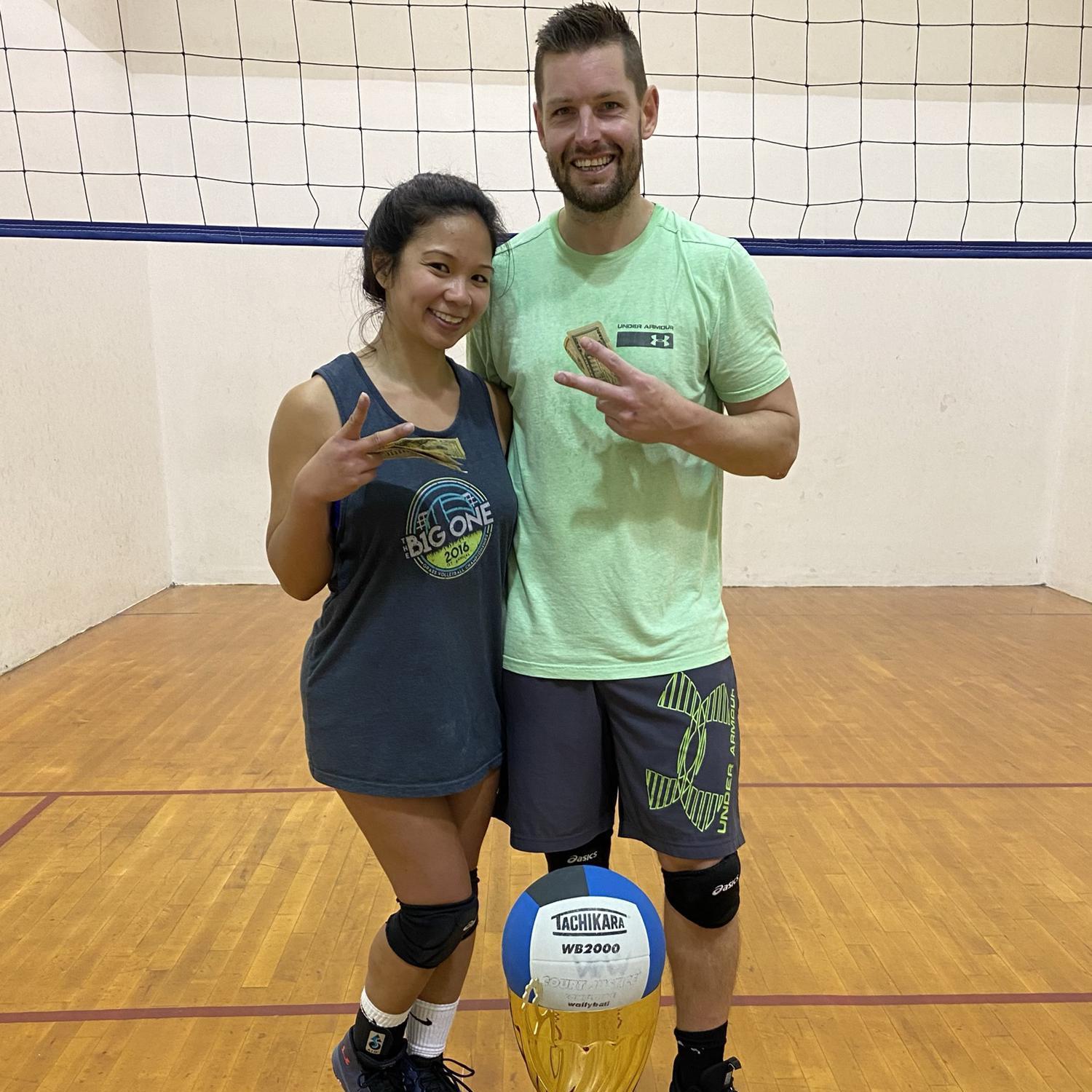 2nd place as doubles partners!