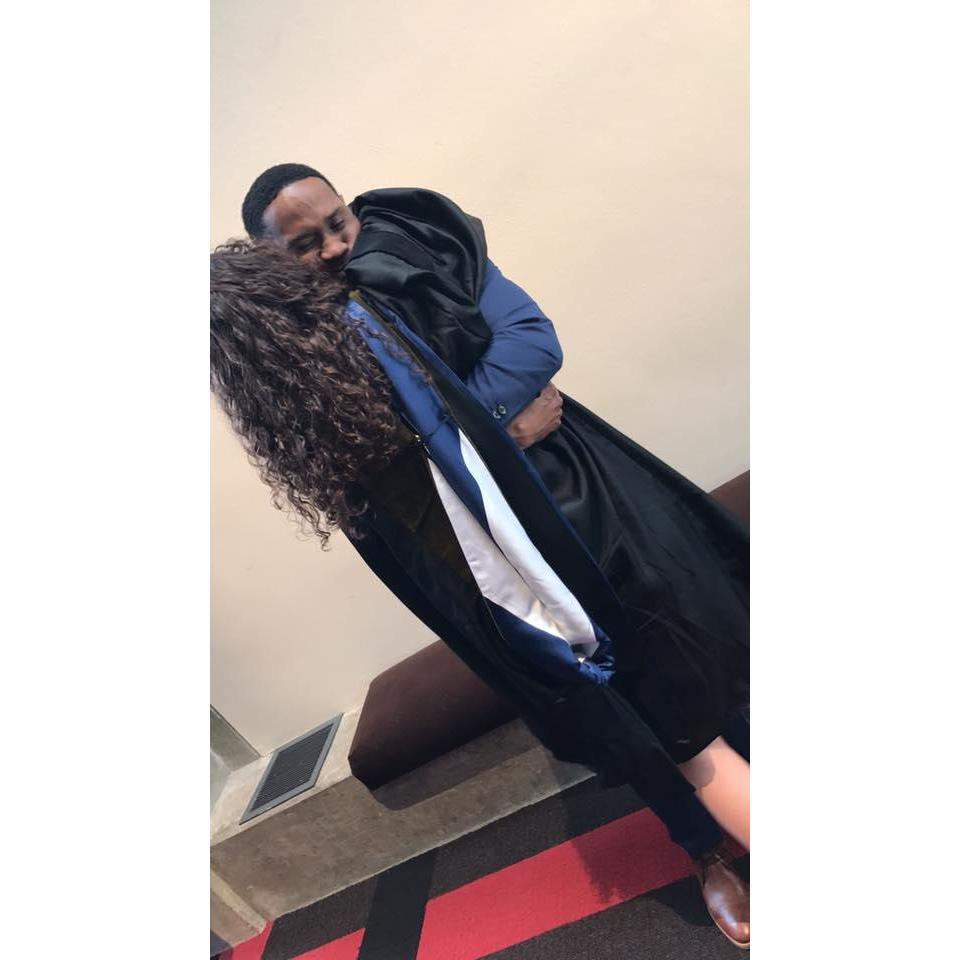 A little graduation hug