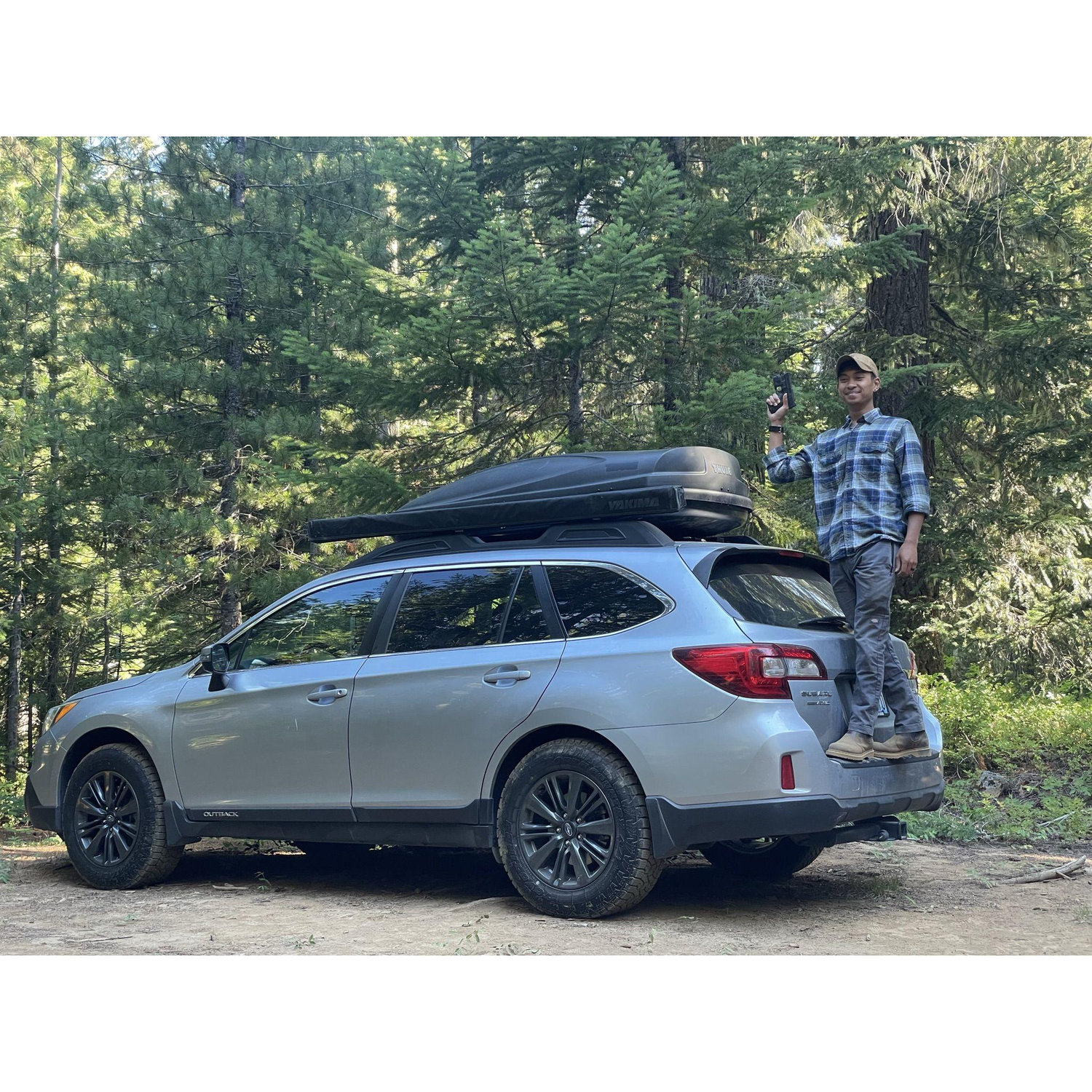 Just a guy with his Subi and pistol