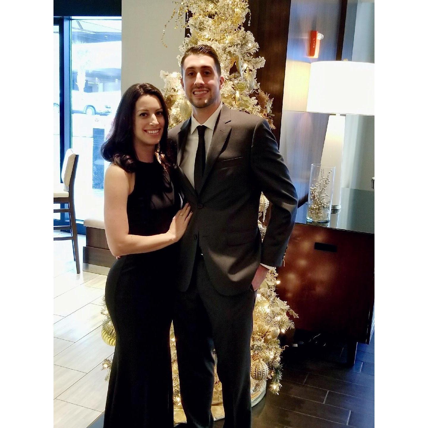 Looking fancy for a wedding