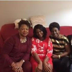 The three of us celebrating Christmas in my brand new home in 2018.